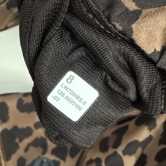 NWT lululemon athletica Leopard Print Athletic Shorts - Picture 5 of 6